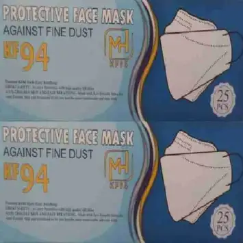ماسک سه بعدی 5لایه KF94  25 عددی